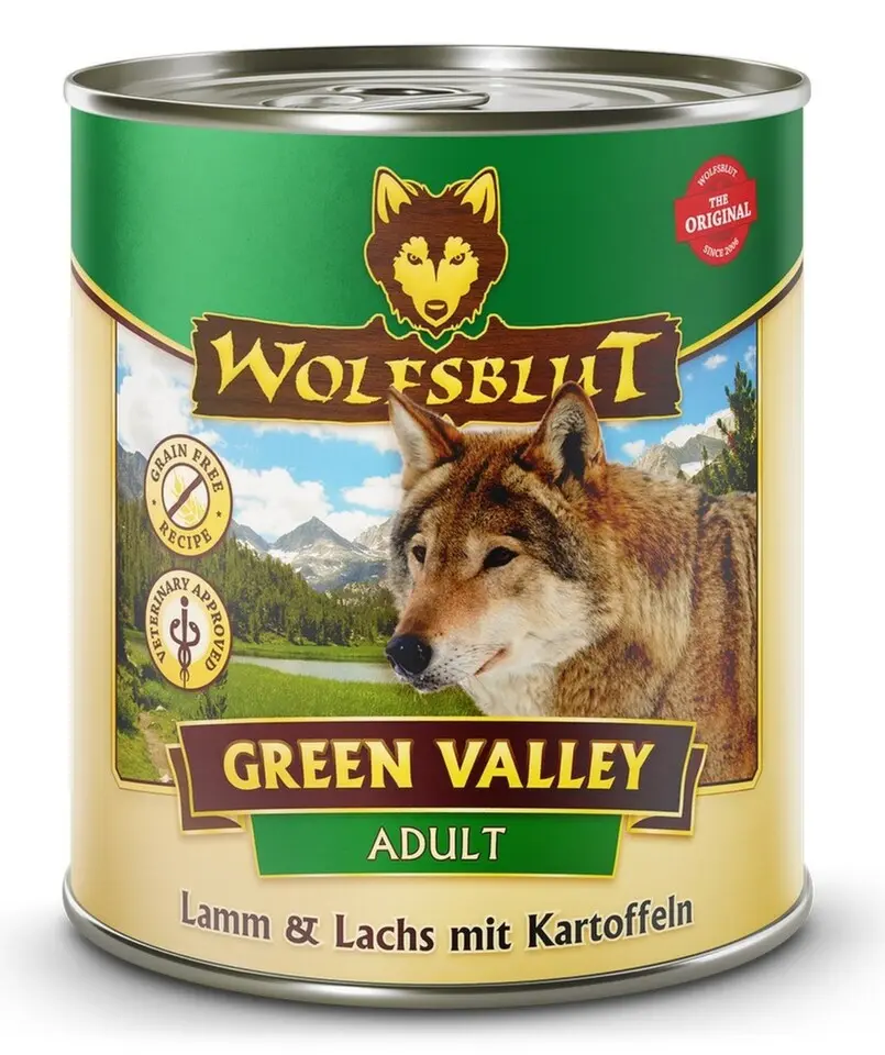 Wolfsblut Dog Adult Green Valley konz. 800g