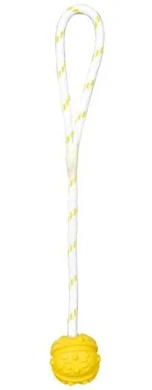 Hračka pes Míč plovoucí na šňůrce 4,5cm/35cm TR