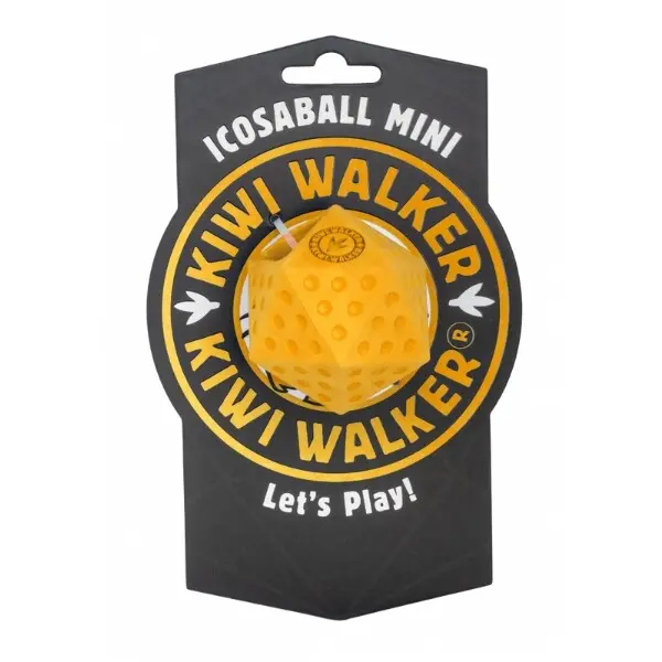Hračka pes ICOSABALL MINI na pamlsky oranžová Kiwi