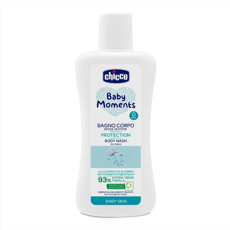 CHICCO Sprchový gel, Baby Moments Protection 200 ml, 0m+