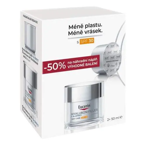 Eucerin Hyal-Fill+3xEffect d.k.SPF30+refill 2x50ml
