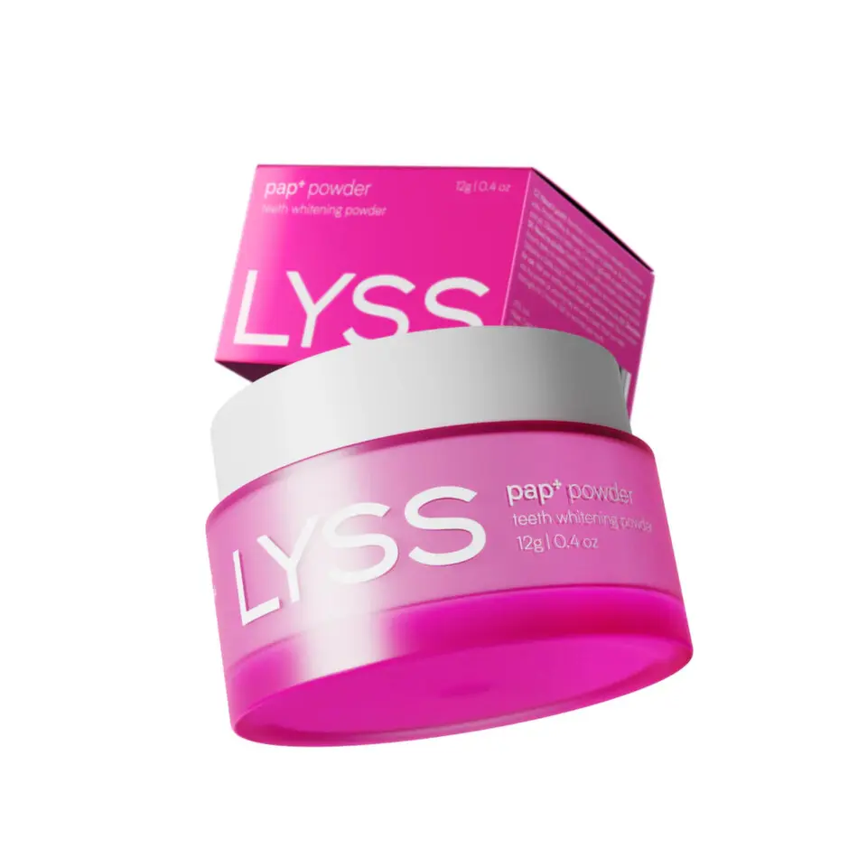 LYSS pap+ teeth whitening powder 12g