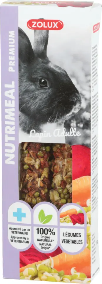 Pochoutka NUTRIMEAL STICK králík zelenina 115g Zolux