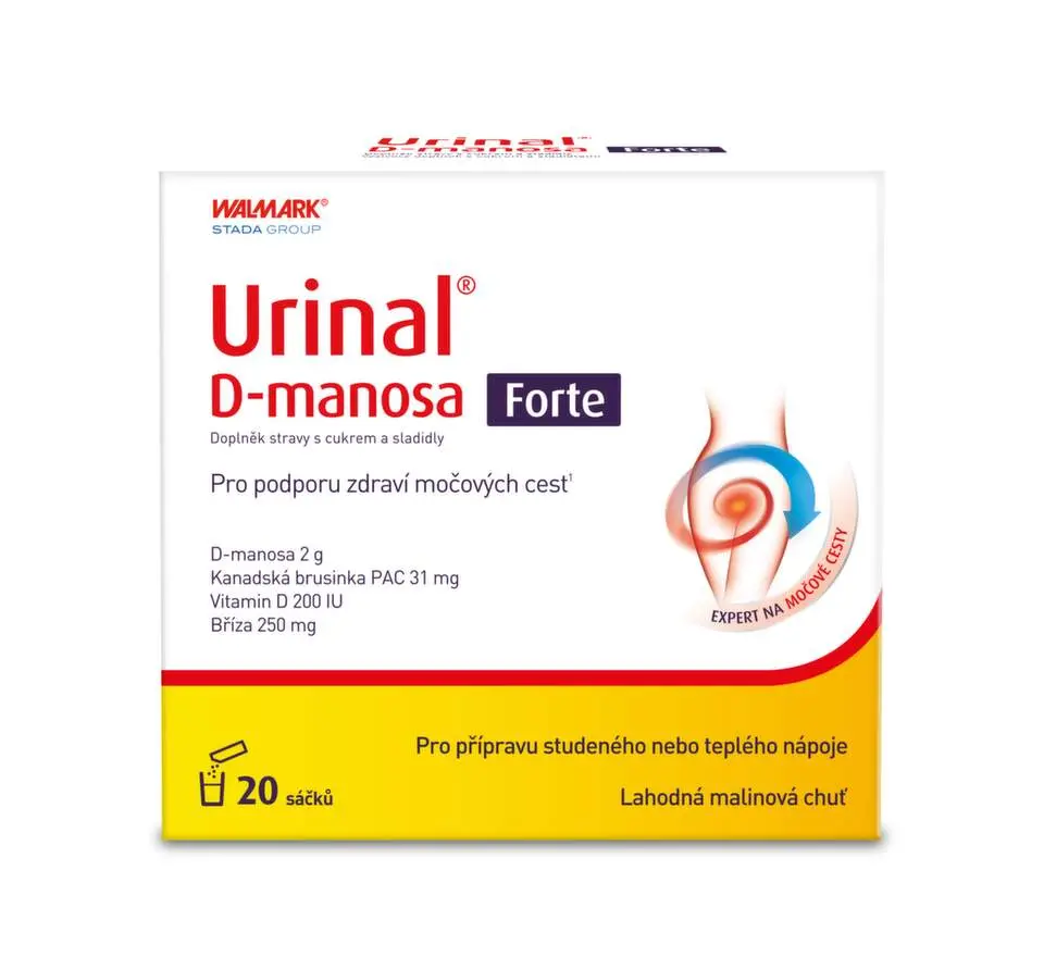 Urinal D-manosa forte 20 sáčků