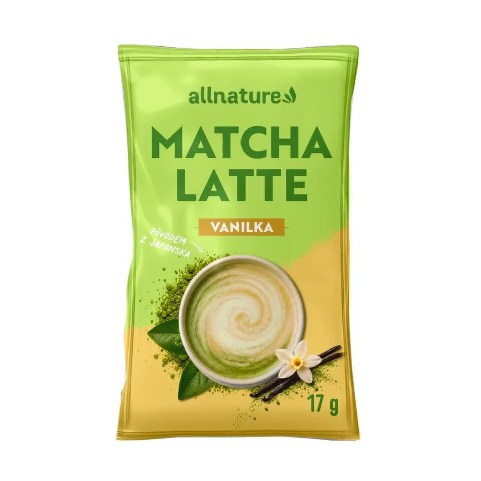 Allnature Matcha latte vanilka 17g