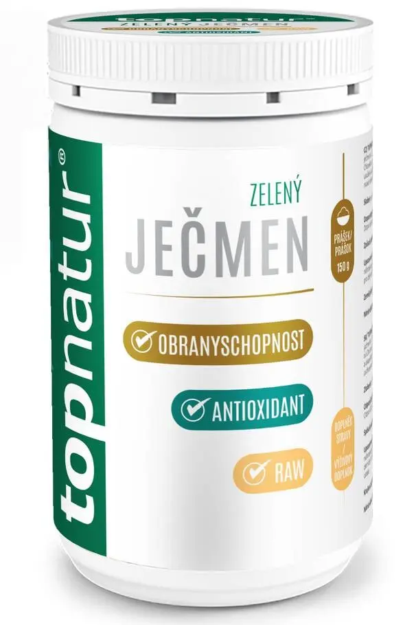 Topnatur Zelený ječmen prášek, doplněk stravy 150 g