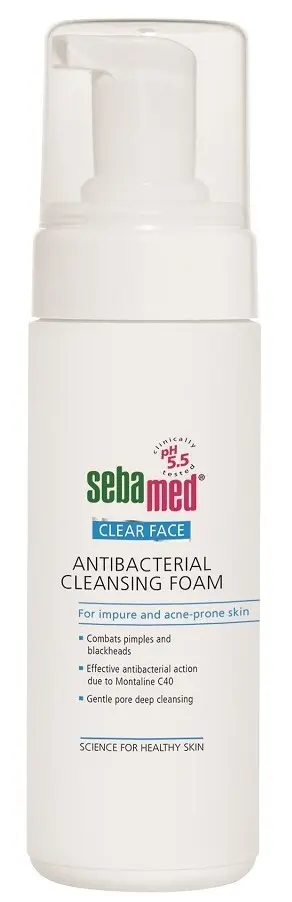 Sebamed Clear Face antibakteriální čisticí pěna na obličej 150 ml