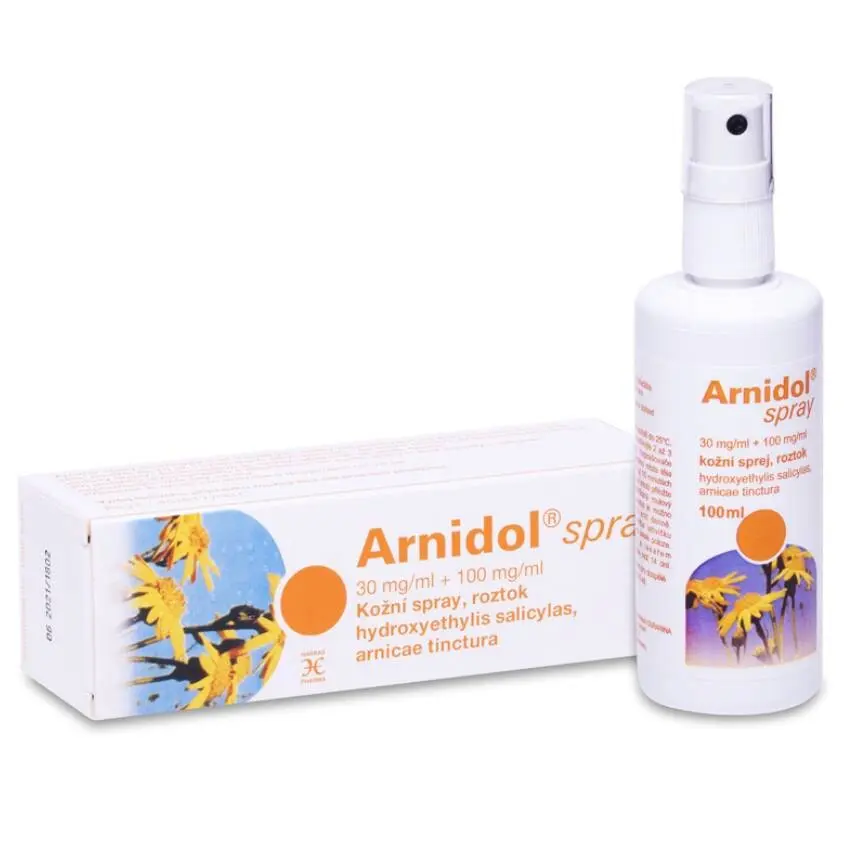 ARNIDOL SPRAY 30MG/ML+100MG/ML DRM SPR SOL 100ML