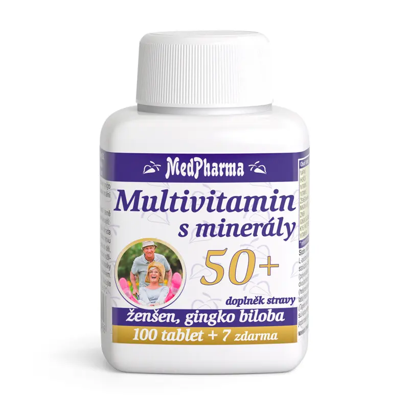 MedPharma Multivitamín s minerály 50+ 107 tablet