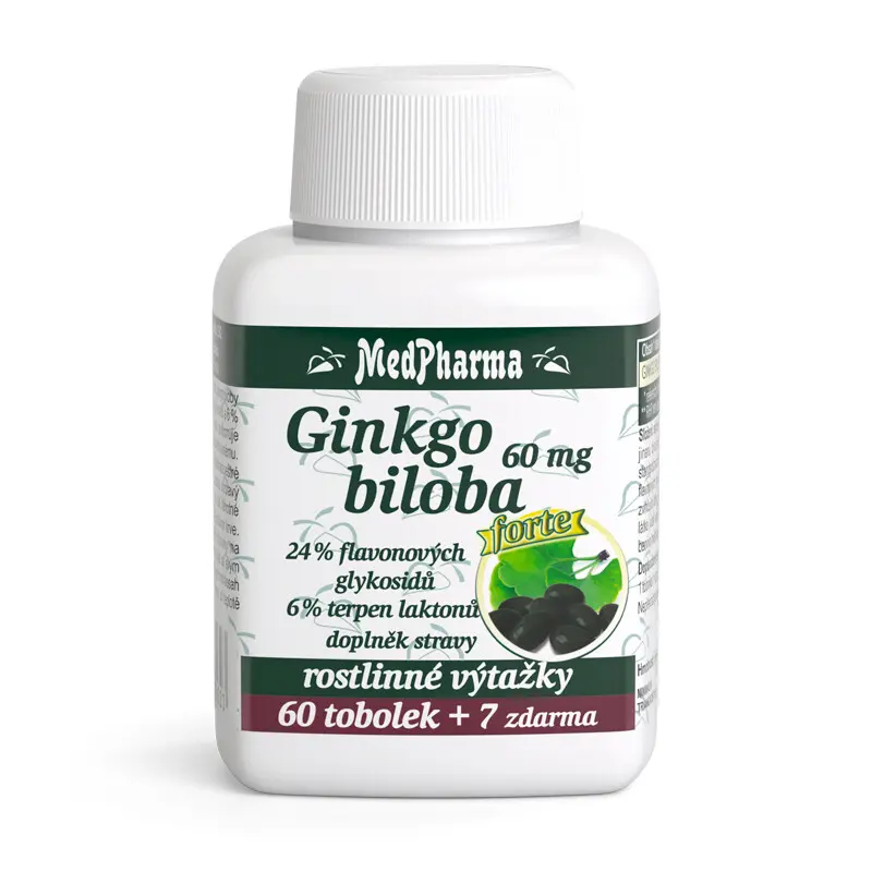 MedPharma Ginkgo biloba 60 mg Forte 67 tablet