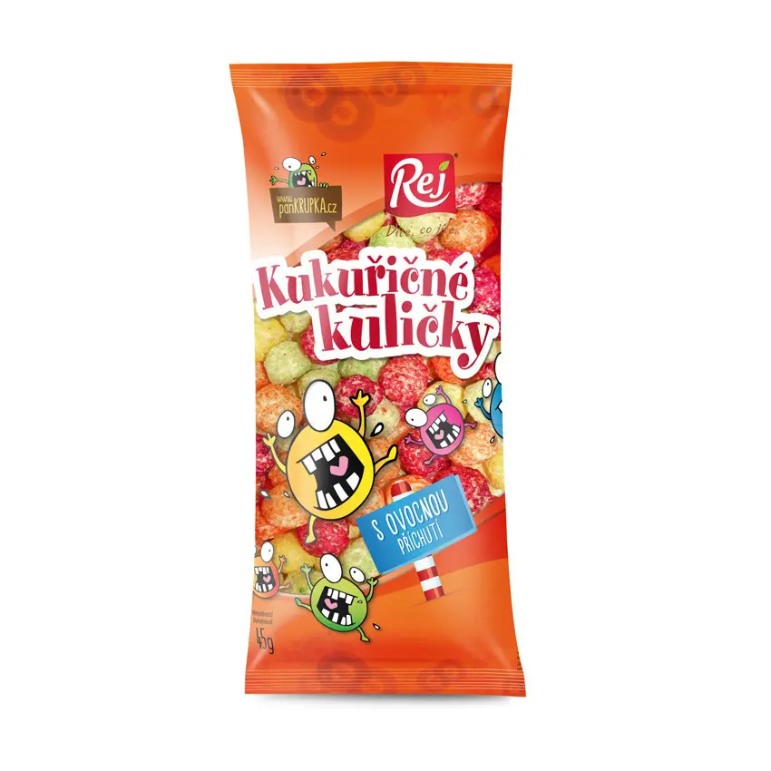 Unopol Křupky kukuř. ovocné kuličky 50 g