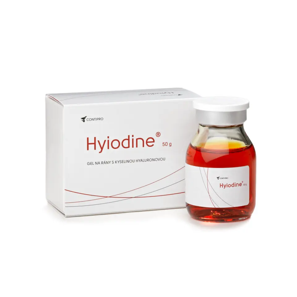Hyiodine gel na rány s kyselinou hyaluronovou 50g