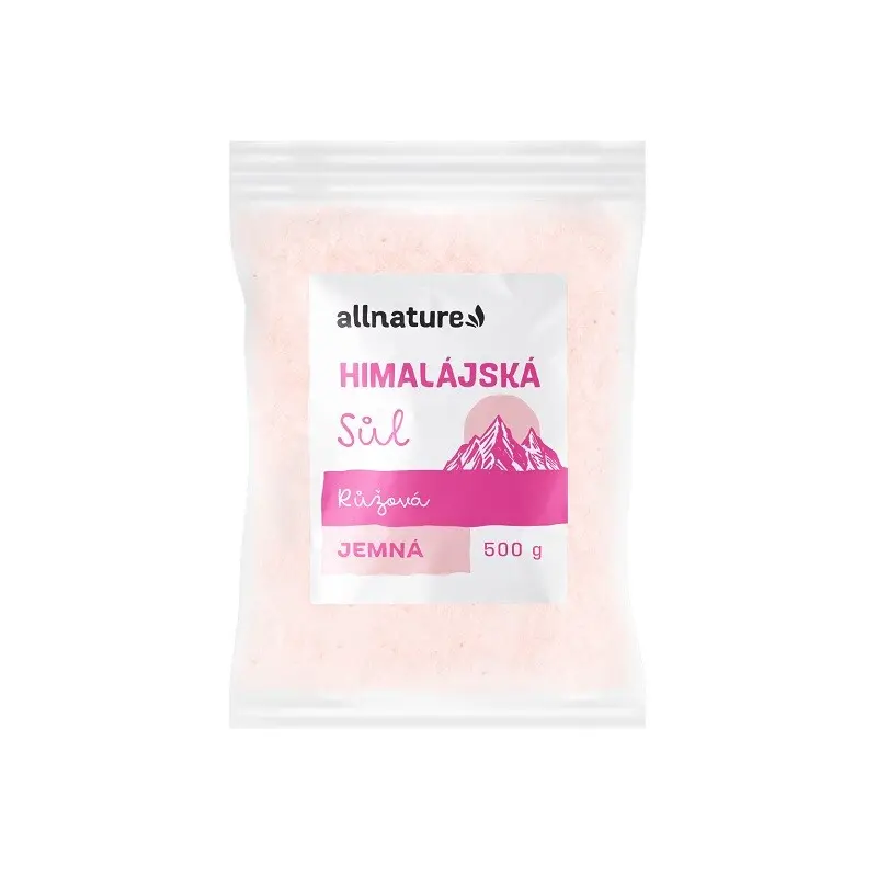 Allnature Himalájská sůl růžová jemná 500 g