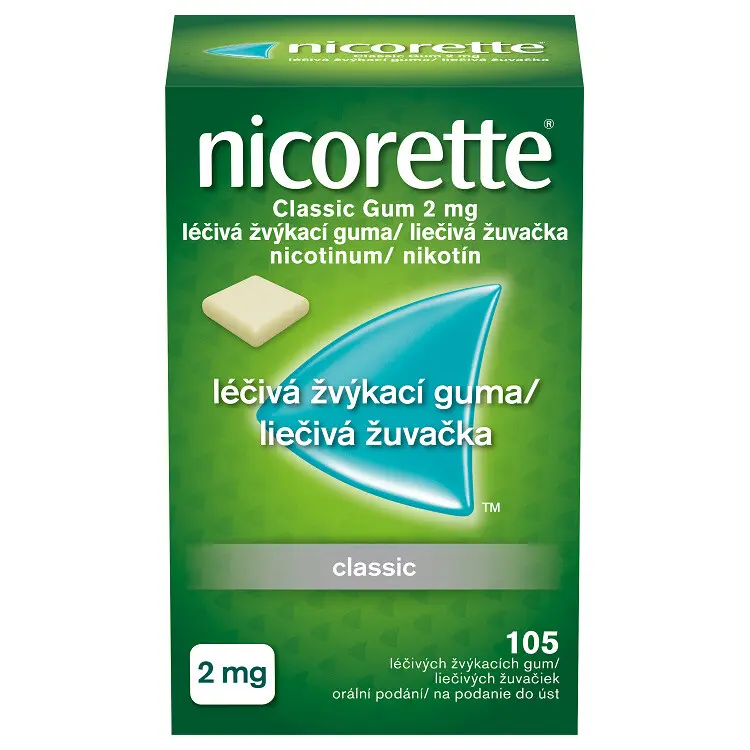 Nicorette Classic Gum 2mg gum.mnd.105