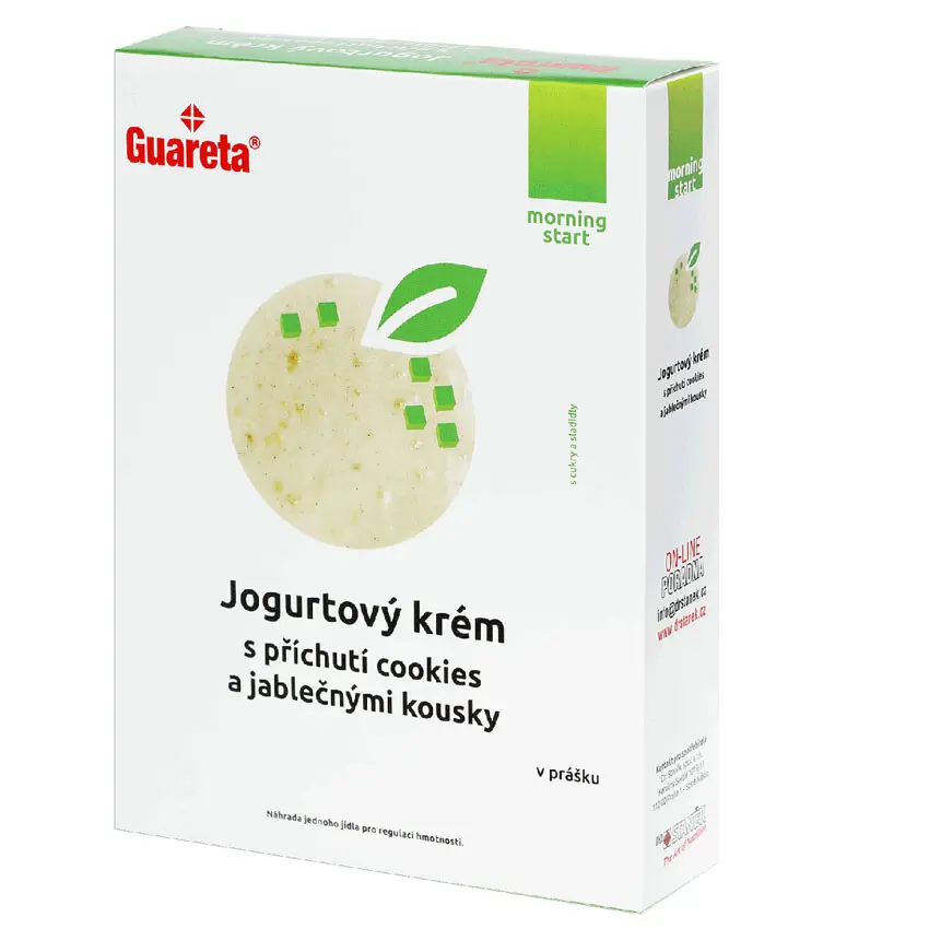 Guareta jogurtový krém v prášku cookies jablko 3 x 54 g