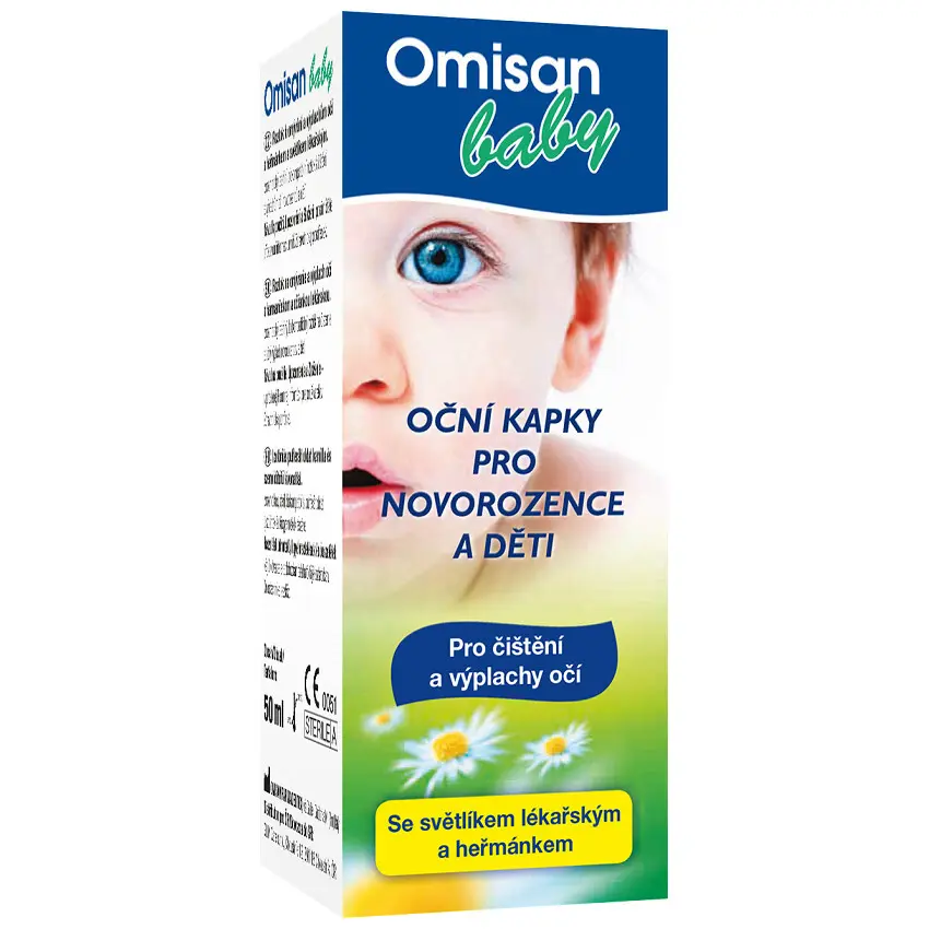 Omisan Baby Oční Kapky Pro Novorozence A Děti 50ml