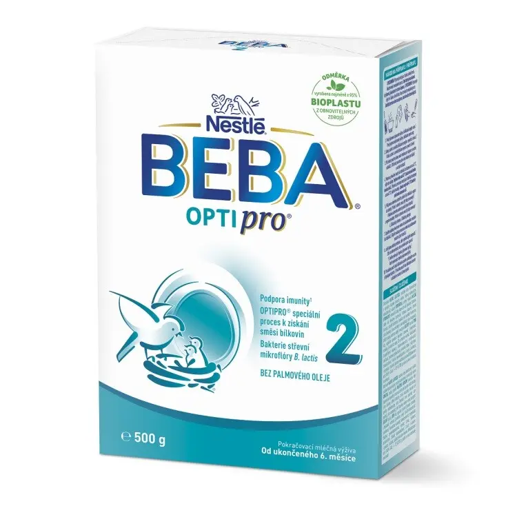 BEBA OPTIPRO 2 pokračovací kojenecké mléko 500g