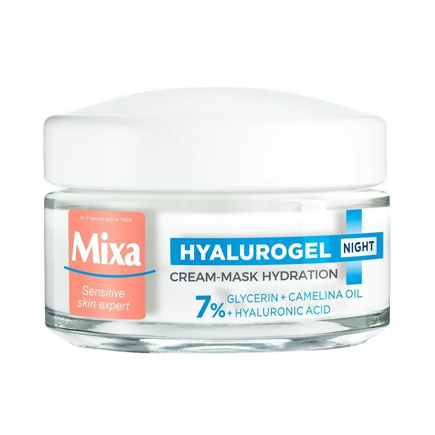 Mixa Noční intenzivně hydratační krém Hyalurogel 50 ml