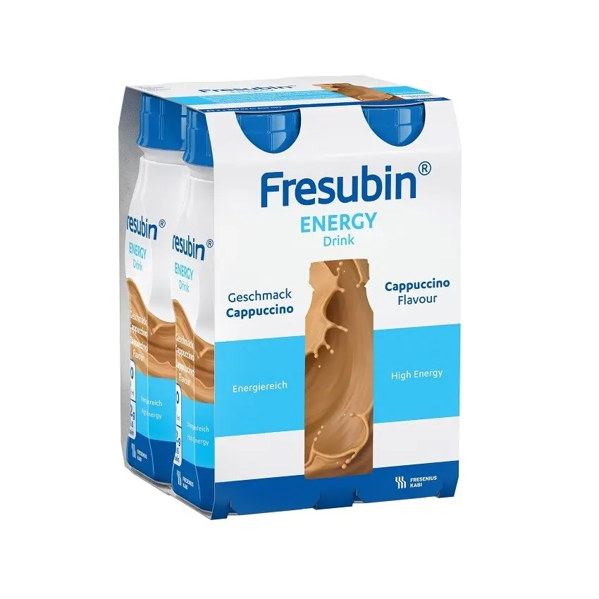 FRESUBIN ENERGY DRINK PŘÍCHUŤ CAPPUCCINO POR POR SOL 4X200ML