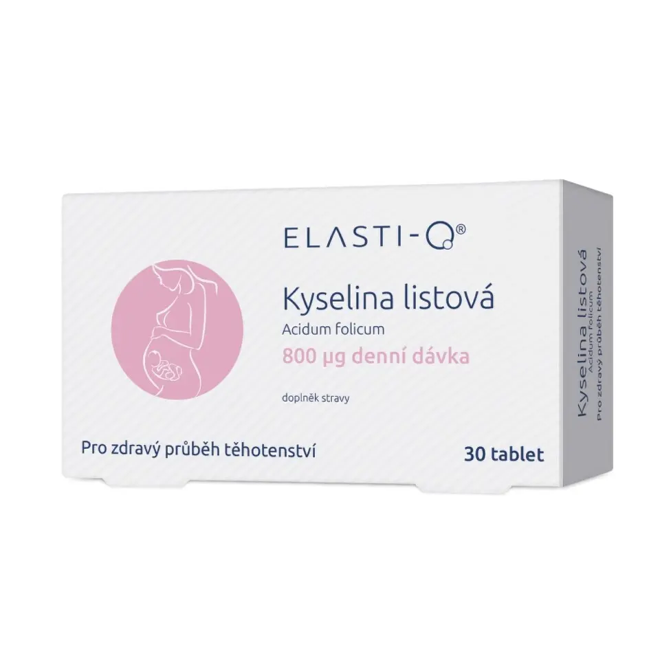 ELASTI-Q Kyselina listová 800 μg 30 tablet