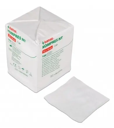 BATIST MEDICAL KOMPRES NT nesterilní 4vrstvy 10 x 10 cm100 ks