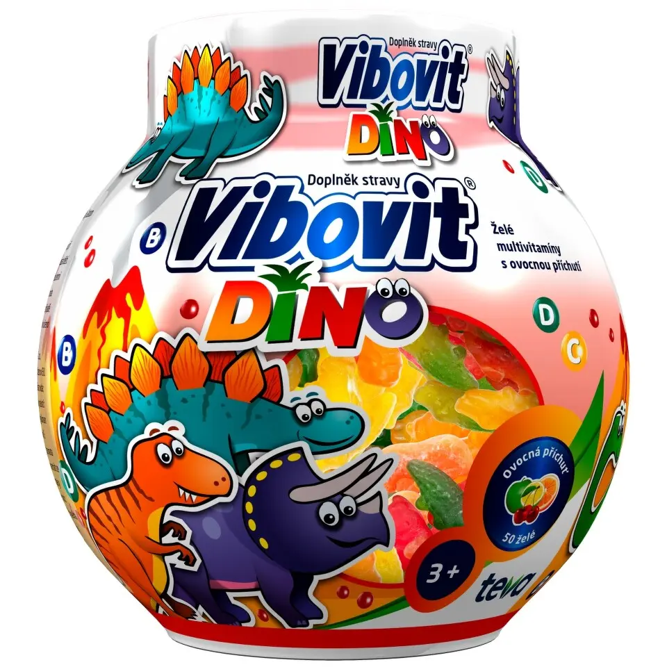Vibovit Dino želé multivitamíny 50 ks