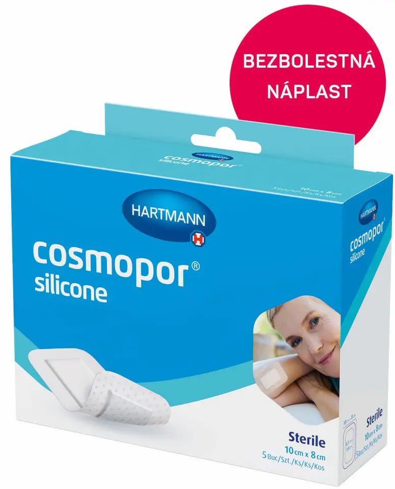 Cosmopor silicone 10x8 cm 5ks
