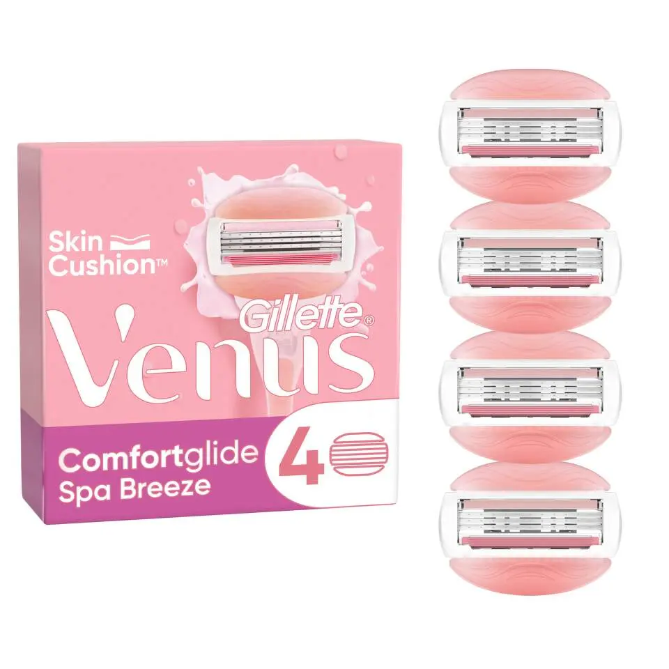 Gillette Náhradní holicí hlavice Venus ComfortGlide Spa Breeze 4 ks