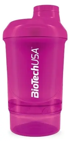 BioTech Šejkr 300 + 150 ml růžový