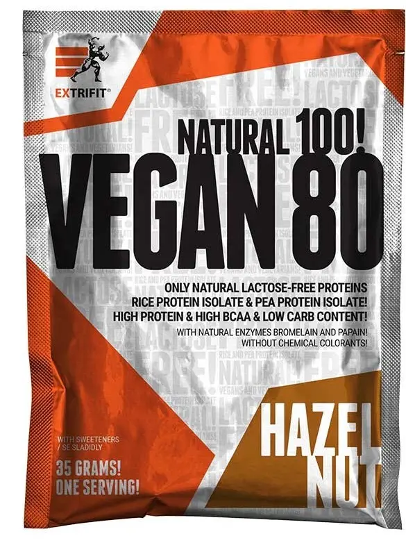 Extrifit Vegan 80 35g hazelnut