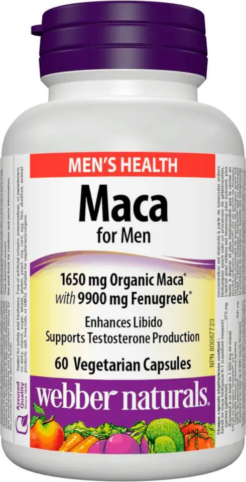Webber Naturals Maca for Men 60 kapslí