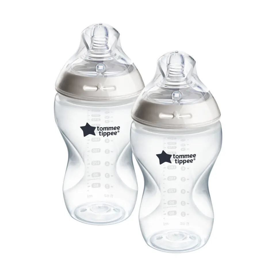 Tommee Tippee Kojen.lahev Střed.pr. 340ml 3m+ 2ks