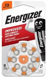 Energizer Baterie do naslouchadel Zinc Air 13 8ks