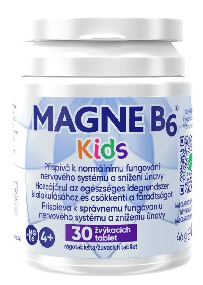 MAGNE B6 Kids 30 žvýkacích tablet - balení 3 ks