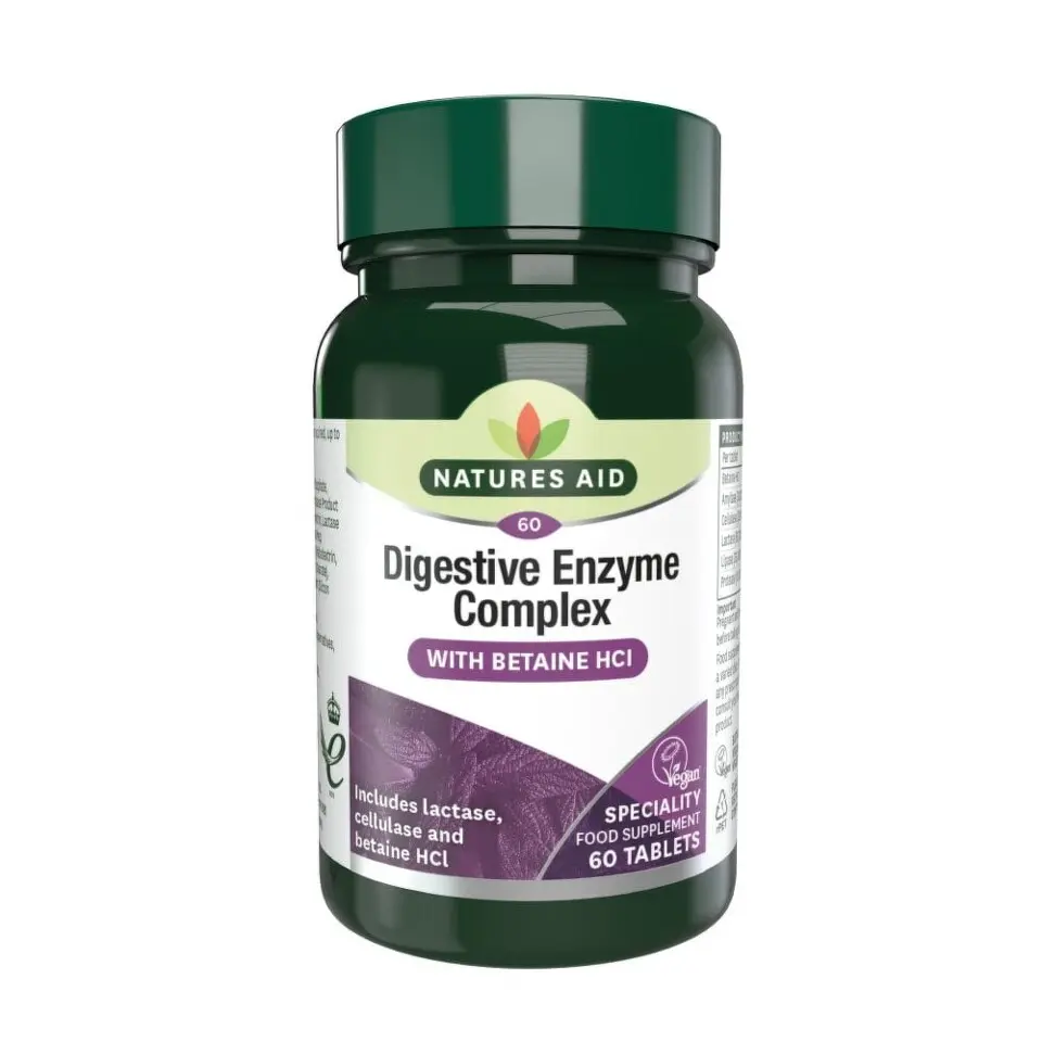 Trávící enzymy Complex s betainem HCl 100mg tbl.60