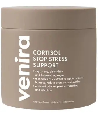 Venira Cortisol stop stress support cps.60