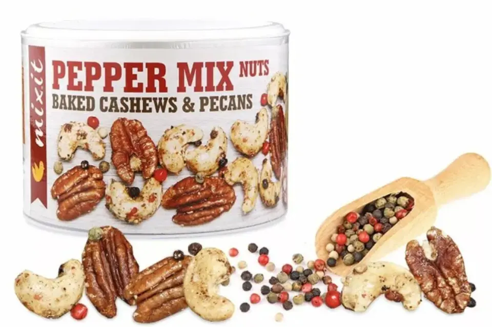 Mixit oříšky z pece 4druhy pepře 150 g
