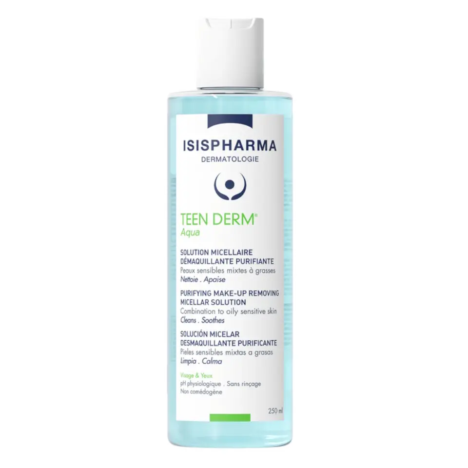 ISISPHARMA TEEN DERM Aqua - Čistící micelární voda 250ml