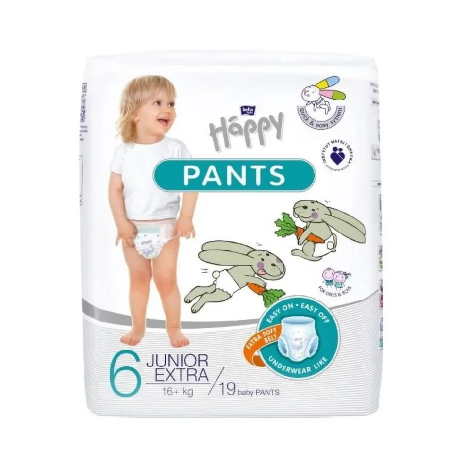 Happy Pants Junior Extra dětské pleny 16+kg 19ks