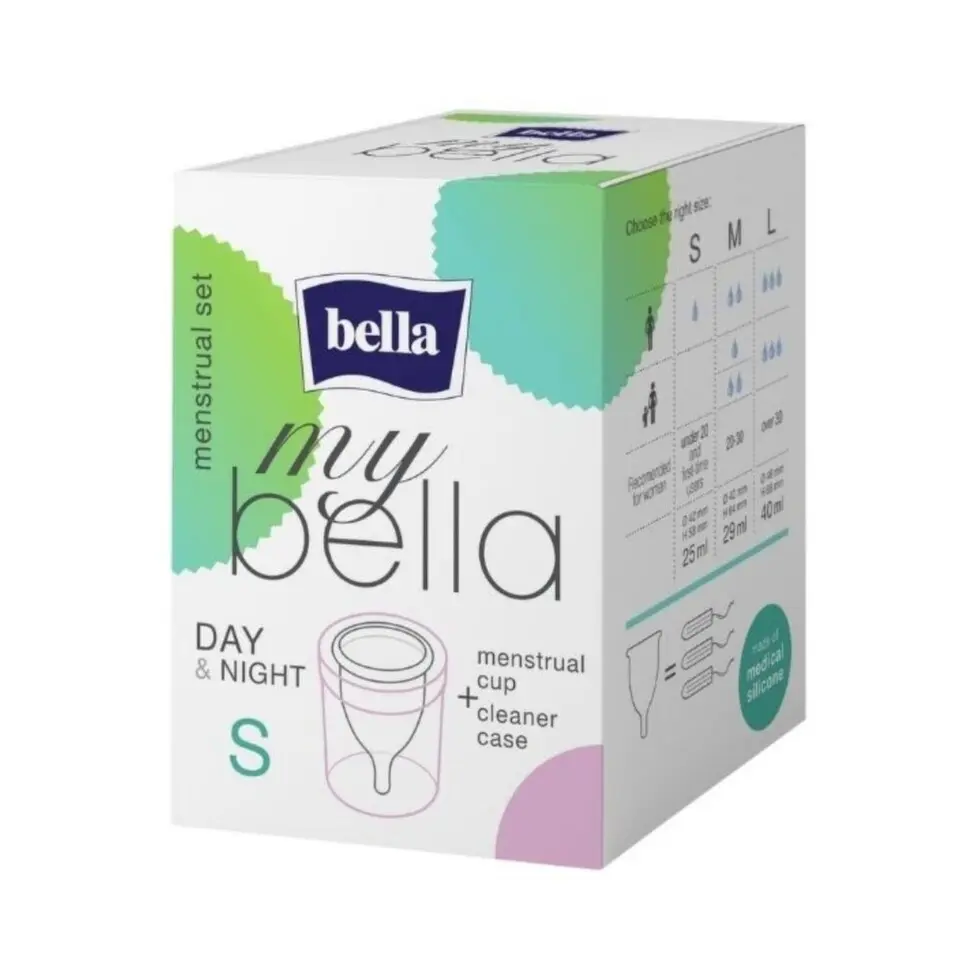 My Bella menstruační kalíšek+čisticí pouzdro vel.S