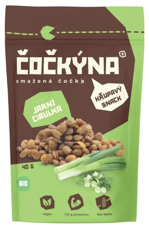 Čočkýna BIO smažená čočka jarní cibulka 40 g