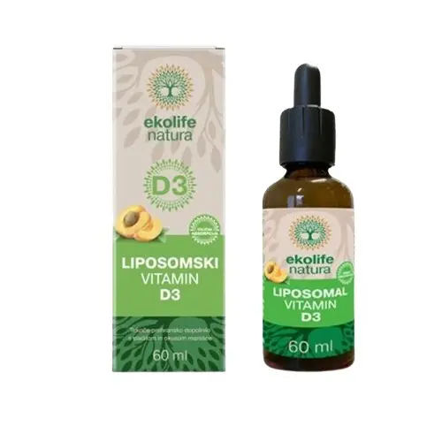 Ekolife Natura Liposomal Vitamin D3 (Lipozomální vitamín D3) 60 ml (VÝPRODEJ)