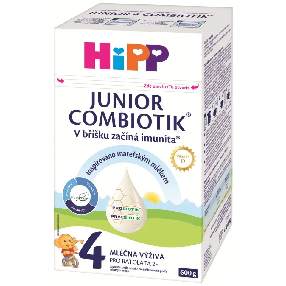 HiPP 4 Junior Combiotik mléčná výživa 600g