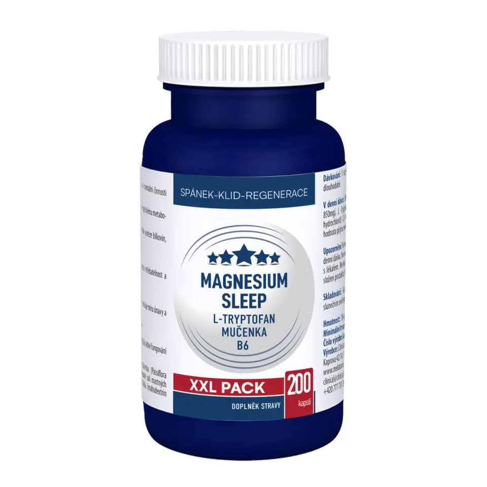 Magnesium Sleep L-Tryptofan Mučenka B6 cps.200