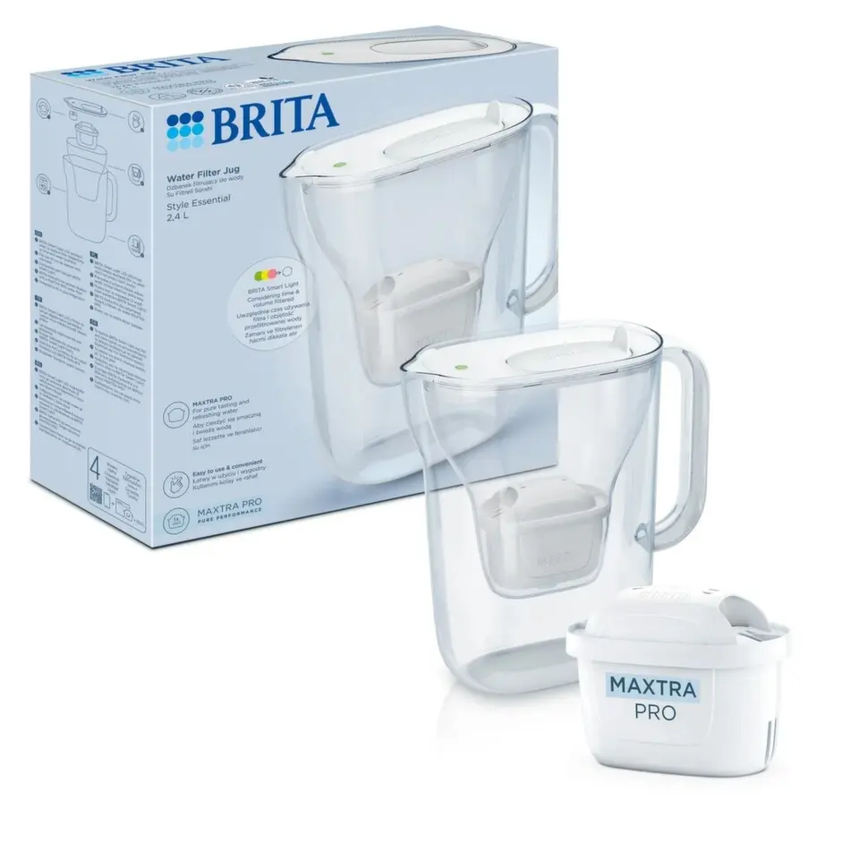 BRITA Style Essential 2,4l, bílá + filtr 1 ks