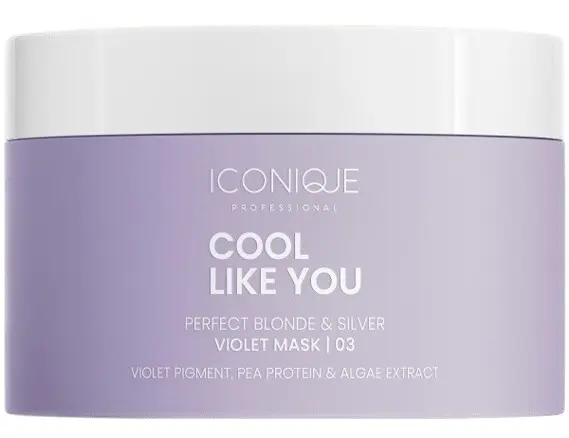 ICONIQUE Professional Maska pro studenou & zářivou blond Cool Like You (Violet Mask) 200 ml