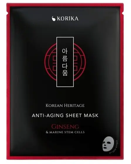 KORIKA Plátýnková maska proti stárnutí Korean Heritage (Anti-Aging Sheet Mask) 25 g