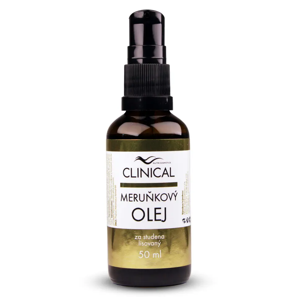 Clinical Meruňkový olej za studena lisovaný 50ml