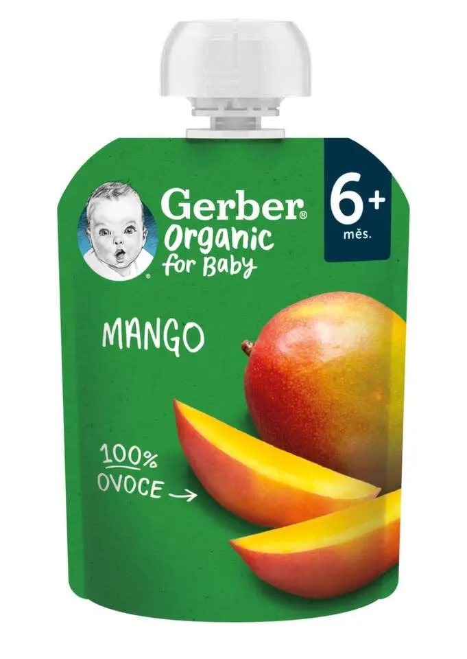 Gerber Mango kapsička BIO 90g 6m+
