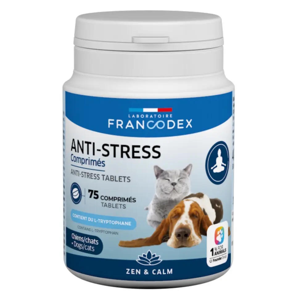 Francodex Anti-stress pro psy a kočky 75tbl